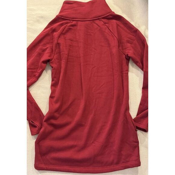 Athleta Women's Karma Funnel Neck Pullover Sweatshirt Red Size Small - Picture 12 of 14